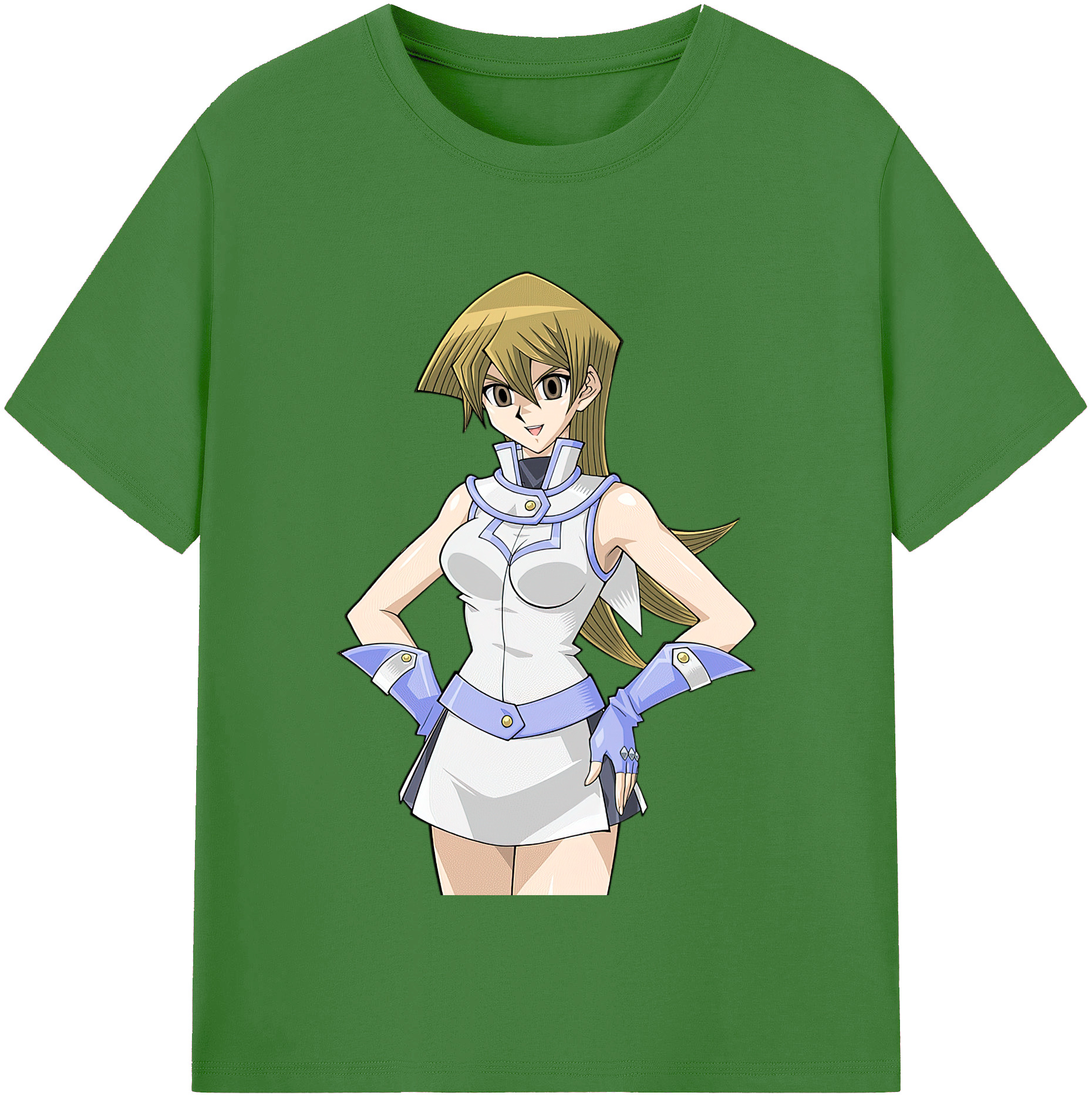 （画像用） 遊☆戯☆王 Yu-Gi-Oh! レディースカジュアルプリントTシャツ（綿100％）